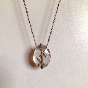 Cathy Waterman platinum and pave diamond pendant